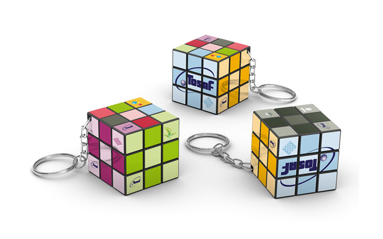 Rubik's 3x3 keychain - TOSAF