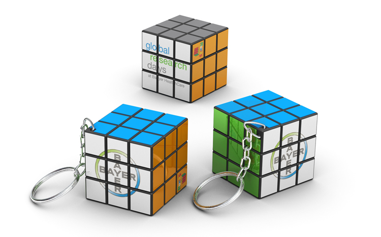 Rubik's Keychain - Bayer