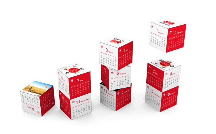 Magnetic Cube Calendar - Huawei