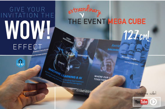 Event Mega Cube - An invitations with Wow Factor