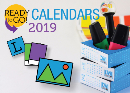 Ready-to-Go Calendars 2019 - A beautiful corporate calendar in 3 easy steps