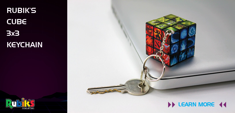 Rubik' 3x3 keychain