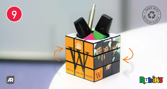 Rubik's Pen Pot