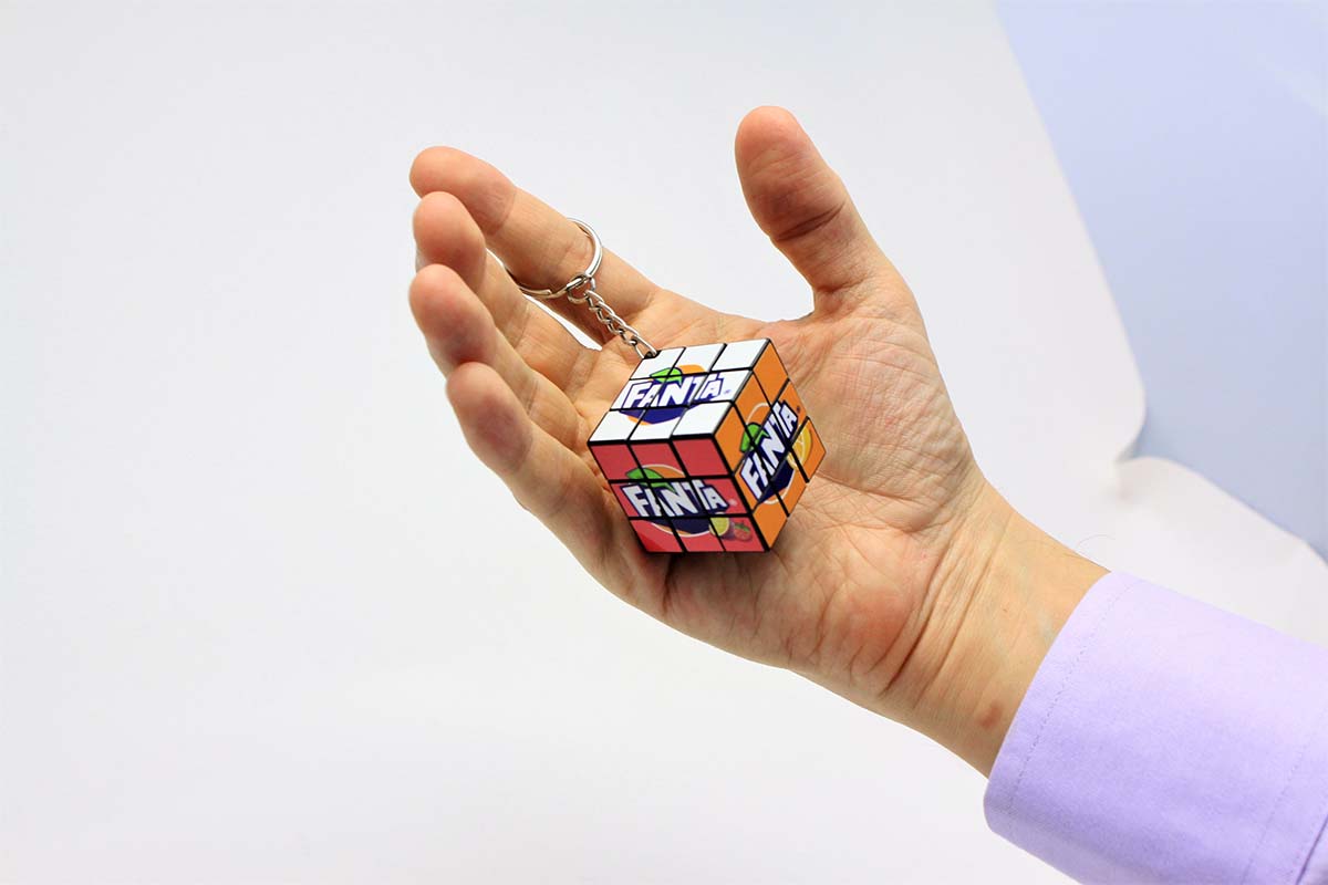 Rubik's Cube Key Ring 