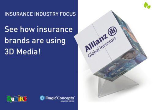 Insurance Industry Focus – See how major brands are using 3D Media corporate gifts